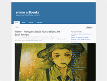 Tablet Screenshot of anime-artbooks.com